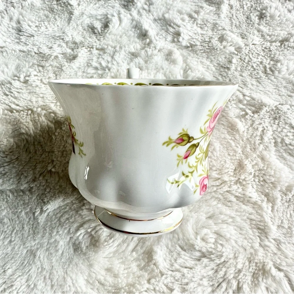 Vintage Royal Albert Teacup Flower of the Month June Roses Floral Leaf 1970 READ